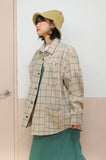 AQO_studiospace(アコスタジオスペース)  AQO BEAR CHECK SHIRTS BEIGE