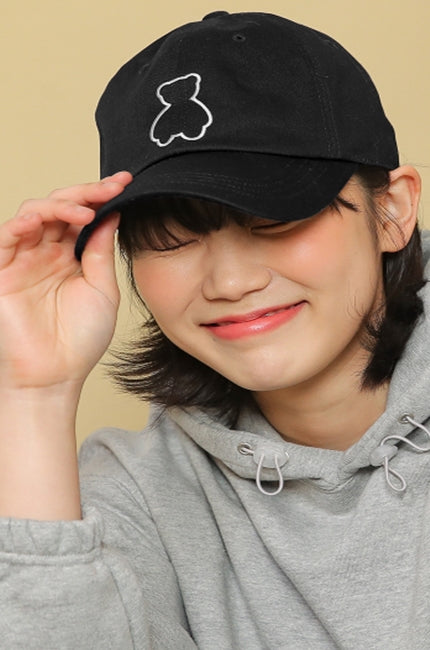 AQO_studiospace(アコスタジオスペース)  AQO BEAR BALLCAP BLACK