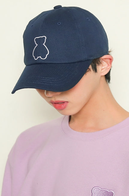 AQO_studiospace(アコスタジオスペース)  AQO BEAR BALLCAP NAVY