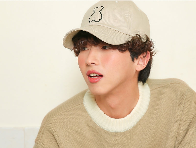 AQO_studiospace(アコスタジオスペース)  AQO BEAR BALLCAP BEIGE