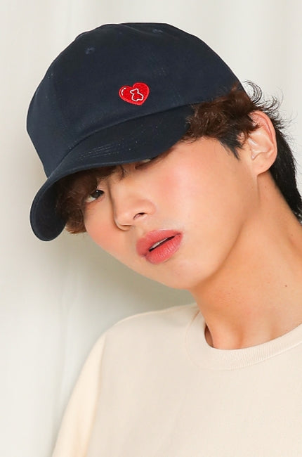 AQO_studiospace(アコスタジオスペース) AQO HEART BALLCAP NAVY