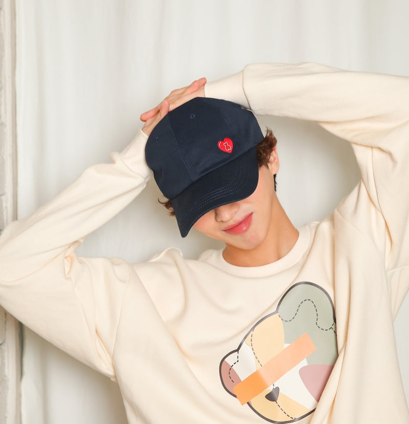 AQO_studiospace(アコスタジオスペース) AQO HEART BALLCAP NAVY