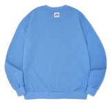 AQO_studiospace(アコスタジオスペース)  AQO CHEAK BEAR SWEATSHIRTS BLUE