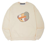 AQO_studiospace(アコスタジオスペース)  AQO CHEAK BEAR SWEATSHIRTS IVORY