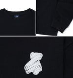 AQO_studiospace(アコスタジオスペース)  AQO SIGNATURE BEAR LONG SLEEVE TEE BLACK