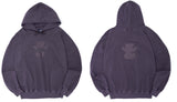 AQO_studiospace(アコスタジオスペース)  AQO PIGMENT TEDDY HOODIE PURPLE