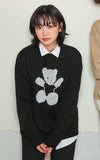 AQO_studiospace(アコスタジオスペース)  AQO HUG ME BEAR KNIT BLACK