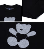 AQO_studiospace(アコスタジオスペース)  AQO HUG ME BEAR KNIT BLACK