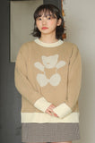 AQO_studiospace(アコスタジオスペース)  AQO HUG ME BEAR KNIT BEIGE