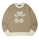 AQO_studiospace(アコスタジオスペース)  AQO HUG ME BEAR KNIT BEIGE