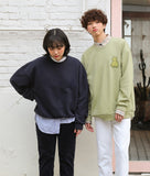 AQO_studiospace(アコスタジオスペース)  AQO BEAR LOGO SWEATSHIRTS(HA) NAVY