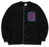 ベドインベド(BADINBAD) LINING COTTON CARDIGAN_BLACK