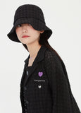 TARGETTO(ターゲット) LACE HEART RING BUCKET HAT_BLACK