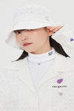 TARGETTO(ターゲット) LACE HEART RING BUCKET HAT_WHITE