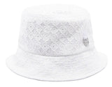 TARGETTO(ターゲット) LACE HEART RING BUCKET HAT_WHITE