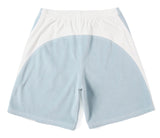 mahagrid (マハグリッド) VELOUR TRACK SHORT [BLUE]