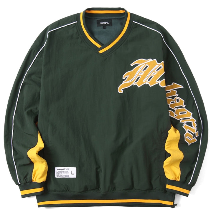 mahagrid (マハグリッド)  WINDBREAKER PULLOVER [GREEN]