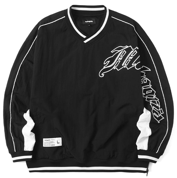 mahagrid (マハグリッド)  WINDBREAKER PULLOVER [BLACK]
