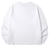 mahagrid (マハグリッド)  FIRE LOGO LS TEE [WHITE]
