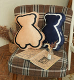 AQO_studiospace(アコスタジオスペース)  AQO BEAR CUSHION NAVY