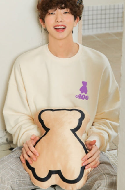 AQO_studiospace(アコスタジオスペース)  AQO BEAR CUSHION BROWN