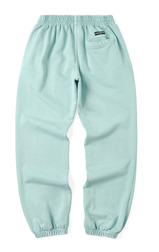 mahagrid (マハグリッド) THIRD LOGO PIGMENT SWEAT PANT [GREEN]