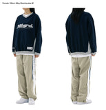 mahagrid (マハグリッド) SIDELINE FULL ZIP WARM UP PANT [KHAKI]