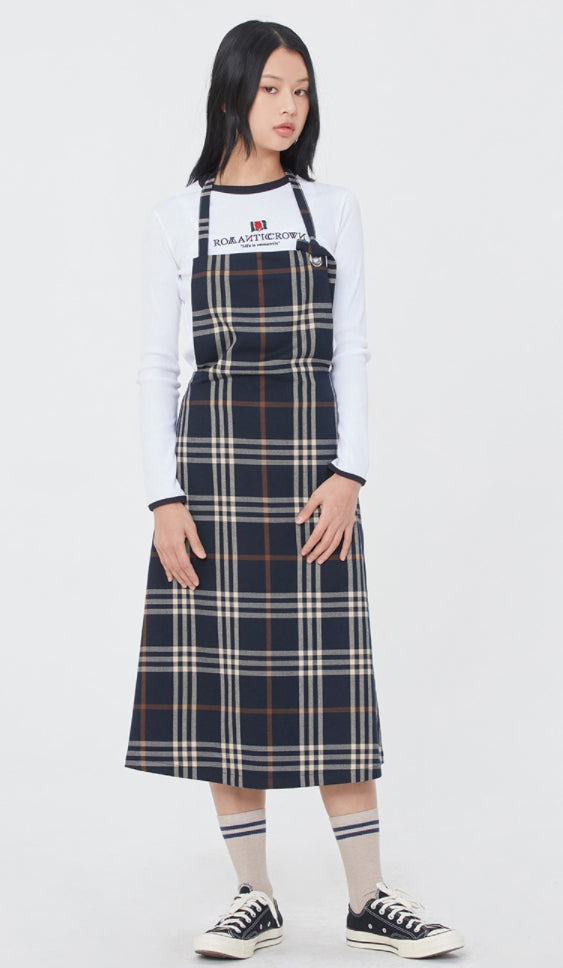 ロマンティッククラウン(ROMANTIC CROWN) WOMAN APRON DRESS_NAVY