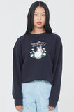 ロマンティッククラウン(ROMANTIC CROWN) WOMAN RABBIT SWEAT SHIRT_NAVY