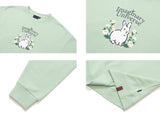 ロマンティッククラウン(ROMANTIC CROWN) WOMAN RABBIT SWEAT SHIRT_LIGHT GREEN