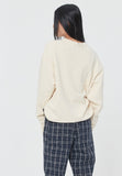 ロマンティッククラウン(ROMANTIC CROWN) WOMAN RABBIT SWEAT SHIRT_OATMEAL
