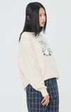 ロマンティッククラウン(ROMANTIC CROWN) WOMAN RABBIT SWEAT SHIRT_OATMEAL