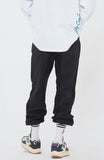 ロマンティッククラウン(ROMANTIC CROWN) REVERSE STITCH SWEAT PANTS_BLACK