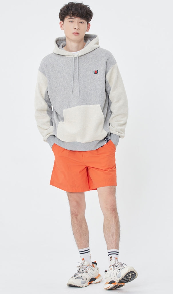 ロマンティッククラウン(ROMANTIC CROWN) SIGNATURE STITCH HOODIE_GREY