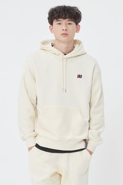 ロマンティッククラウン(ROMANTIC CROWN) SIGNATURE STITCH HOODIE_OATMEAL