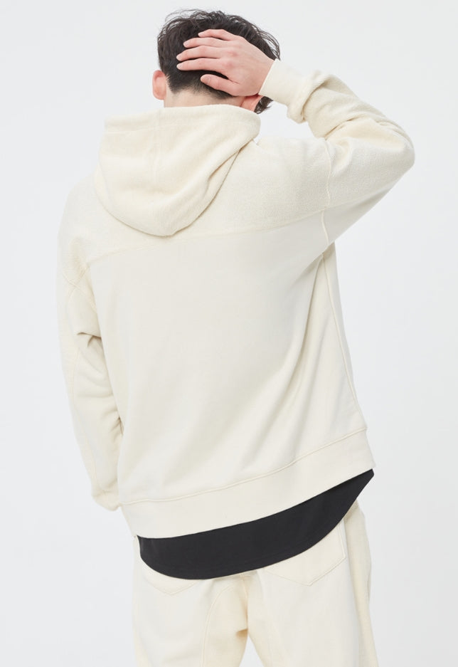 ロマンティッククラウン(ROMANTIC CROWN) SIGNATURE STITCH HOODIE_OATMEAL