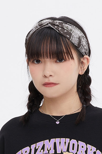 TARGETTO(ターゲット)   [FRIZMWORKS X TGT]PAISLEY HAIR BAND_BLACK