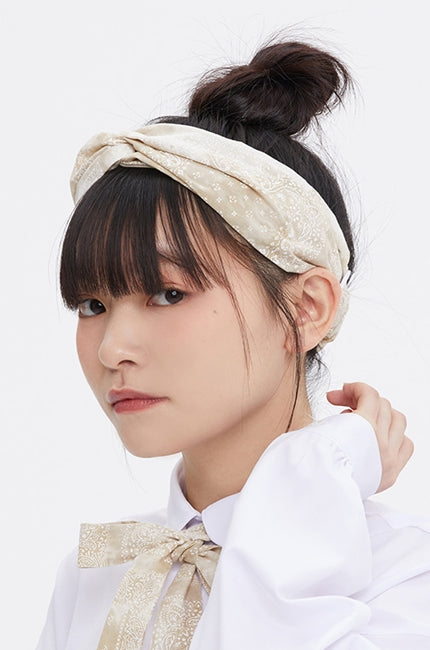 TARGETTO(ターゲット)   [FRIZMWORKS X TGT]PAISLEY HAIR BAND_BEIGE