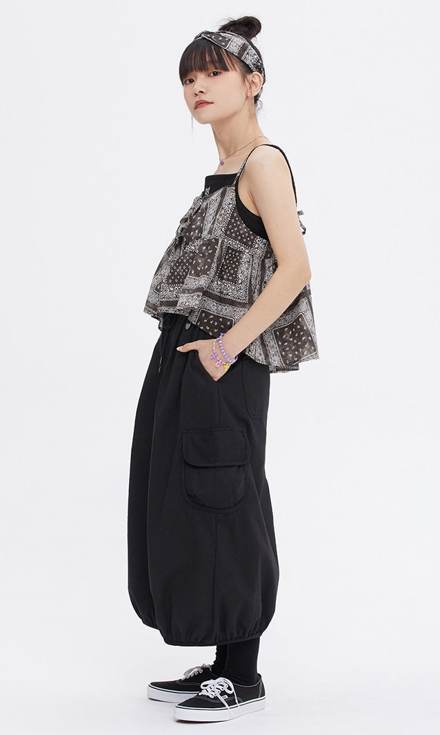 TARGETTO(ターゲット) [FRIZMWORKS X TGT]BALLOON POCKET SKIRT_BLACK