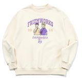 TARGETTO(ターゲット)  [FRIZMWORKS X TGT]COUPLE GRAPHIC SWEAT SHIRT_OATMEAL