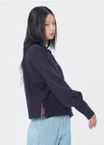 ロマンティッククラウン(ROMANTIC CROWN) BALLOON SLEEVE KNIT CARDIGAN_NAVY