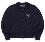 ロマンティッククラウン(ROMANTIC CROWN) BALLOON SLEEVE KNIT CARDIGAN_NAVY