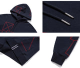 ロマンティッククラウン(ROMANTIC CROWN) FIGURE STITCH HOODIE_NAVY