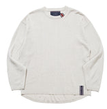 ロマンティッククラウン(ROMANTIC CROWN) BASIC KNIT LONG SLEEVES_MELANGE IVORY