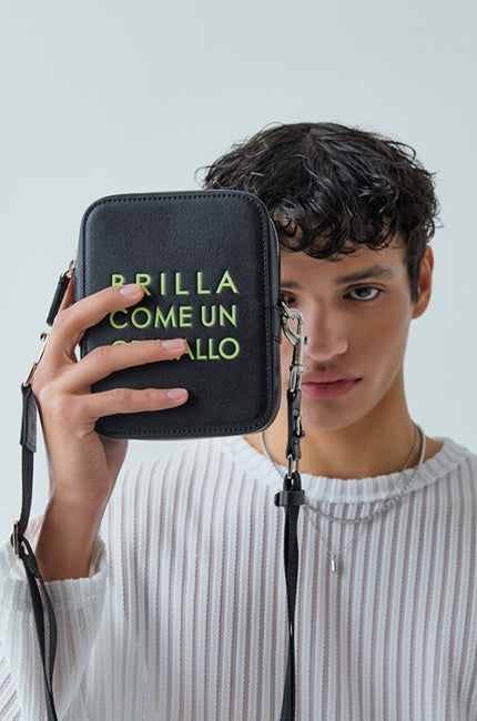 BBYB(ビービーワイビー) MARCE Unisex Cross Bag (Neon Black)