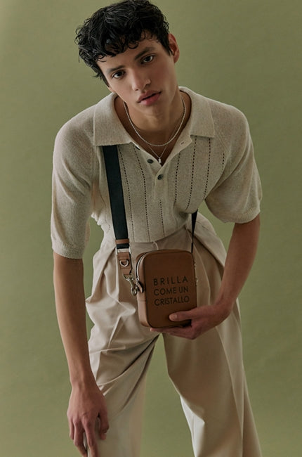 BBYB(ビービーワイビー) MARCE Unisex Cross Bag (Tan Brown)
