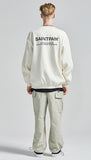 セイントペイン(SAINTPAIN) SP Mono Cargo String Pants-Ivory