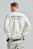 セイントペイン(SAINTPAIN)  SP Variation Logo Crew Neck-Cream