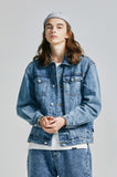 セイントペイン(SAINTPAIN) SP Denim Washed Trucker Jacket-Blue