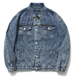 セイントペイン(SAINTPAIN) SP Denim Washed Trucker Jacket-Blue